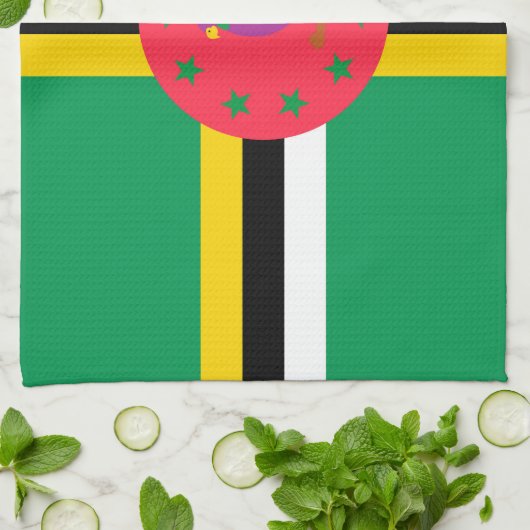 Dominica Geschirrtuch (Gefaltet)