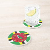 Dominica Getränkeuntersetzer (Seite)