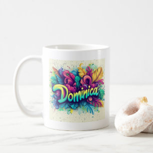 Dominica Graffiti Vibes: Art Island Street Art Kaffeetasse