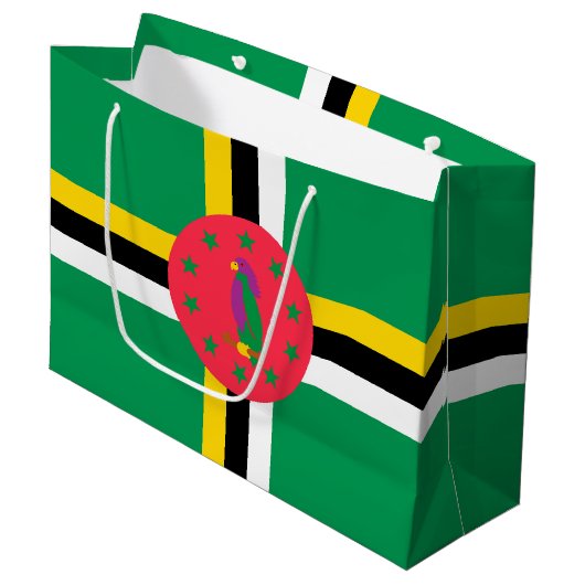 Dominica Große Geschenktüte (Vorderseite Schrägansicht)