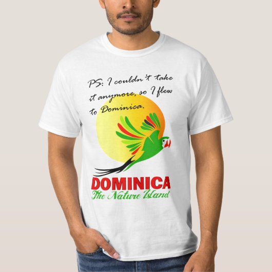 DOMINICA-INSEL, PS T-Shirt (Vorderseite)