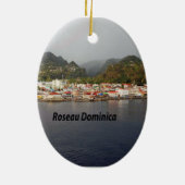Dominica Keramik Ornament (Hinten)