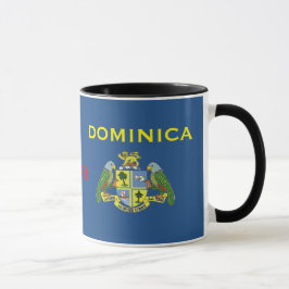 Dominica - klassische Flaggen-u. Wappen-Tasse Tasse