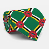 Dominica Krawatte, Mode Dominica Flag, Business Krawatte (Gerollt)