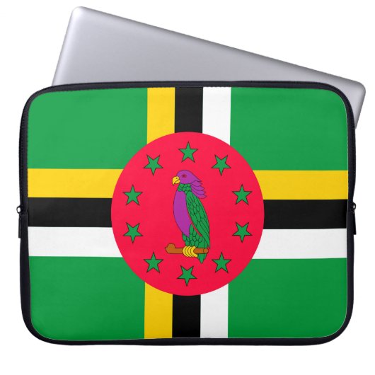 Dominica Laptopschutzhülle (Vorderseite)