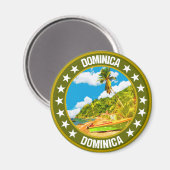 Dominica Magnet (Vorderseite/Rückseite)