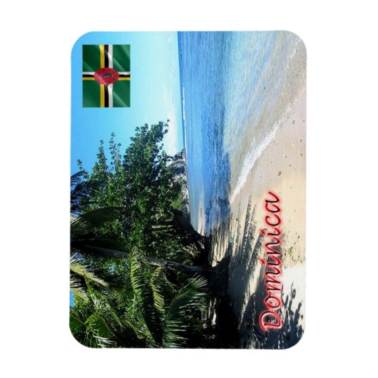 Dominica - magnet (Vertikal)