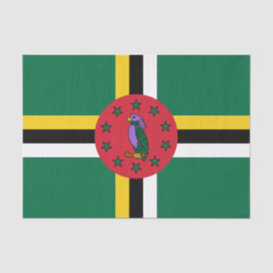 Dominica Mode, Dominica-Flagge Tissue-Papier Seidenpapier