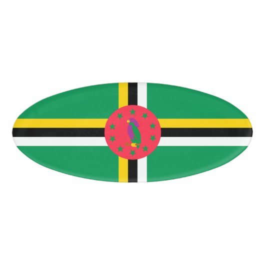 Dominica Namenschild (Vorderseite)