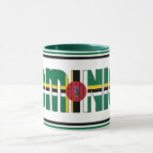 Dominica National Flag Patriotic Kaffee Tasse (Zentrum)