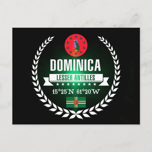 Dominica Postkarte (Vorderseite)