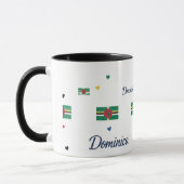 Dominica Roots Pattern Mug | Caribbean Flag Tasse (Links)