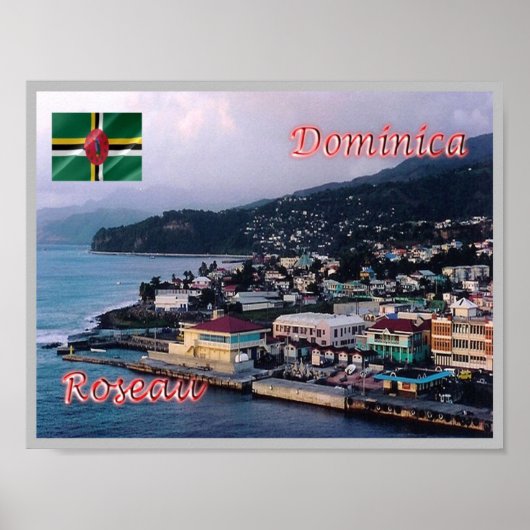 Dominica - Roseau - Poster (Vorne)