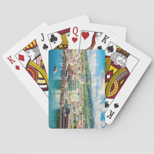 Dominica Roseau Spielkarten (Rückseite)