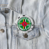 Dominica Round Emblem Button (Beispiel)