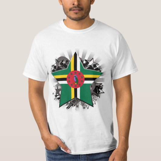 Dominica-Stern T-Shirt (Vorderseite)