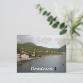 Dominica View Postkarte (Stehend Vorderseite)