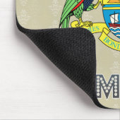 Dominica-Wappen Mousepad (Ecke)