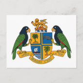 Dominica-Wappen Postkarte (Vorderseite)