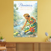Dominica Where the Rivers Sing and the Mountains Leinwanddruck (Insitu (Wohnzimmer))
