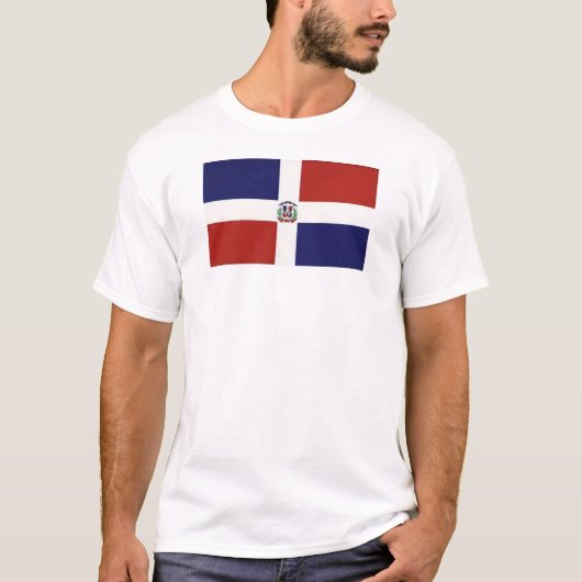 DOMINICAN+FLAG T-Shirt (Vorderseite)