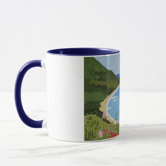 Dominican landscape tasse (Links)