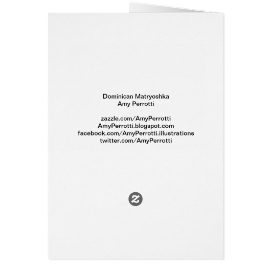 Dominican Matryoshka (Hinten)