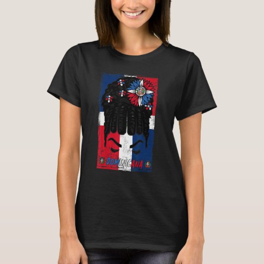 Dominican Outfit For Girls & Dominican Republic Fl T-Shirt (Vorderseite)