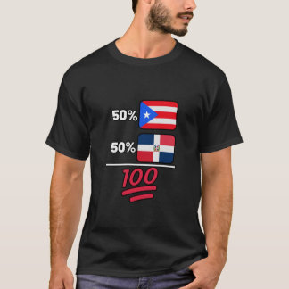 Dominican Plus Puerto Rico Mix Erbe T-Shirt