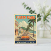 Dominican Republic: 1960s Travel Postkarte (Stehend Vorderseite)
