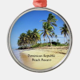 Dominican Republic Beach Bavaro Ornament Aus Metall
