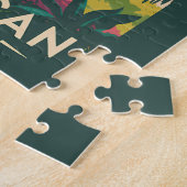 Dominican Republic Beach Illustration Travel Art Puzzle (Seite)