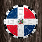Dominican Republic Dartboard & Flag / game board Dartscheibe