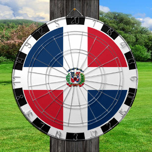 Dominican Republic Dartboard & Flag / game board Dartscheibe