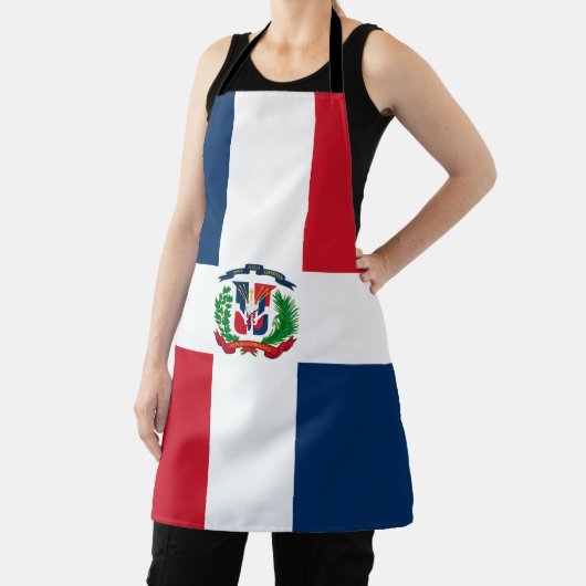 Dominican Republic flag All-Over Print Apron Schürze (InSitu)