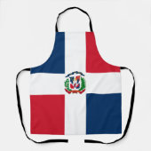 Dominican Republic flag All-Over Print Apron Schürze (Vorderseite)