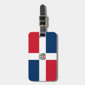 Dominican Republic flag Gepäckanhänger (Vorderseite vertikal)