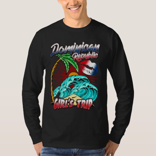 Dominican Republic Girls Trip Weekend Group Matchi T-Shirt (Vorderseite)