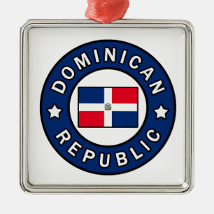 Dominican Republic Ornament Aus Metall