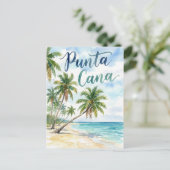 Dominican Republic Punta Cana Beach Postkarte (Stehend Vorderseite)