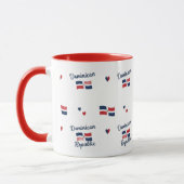 -Dominican Roots Pattern Mug | Caribbean Flag Tasse (Links)