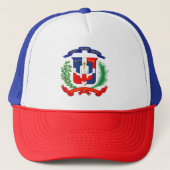 Dominican shield cap Gorra con escudo Dominicano Truckerkappe (Vorderseite)