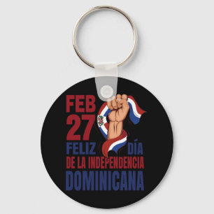 Dominicana - Unabhängigkeitstag der Dominikaner 1 Schlüsselanhänger