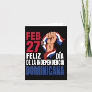 Dominicana - Unabhängigkeitstag der Dominikaner Karte