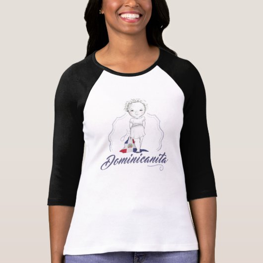 Dominicanita Raglan-Shirt T-Shirt (Vorderseite)