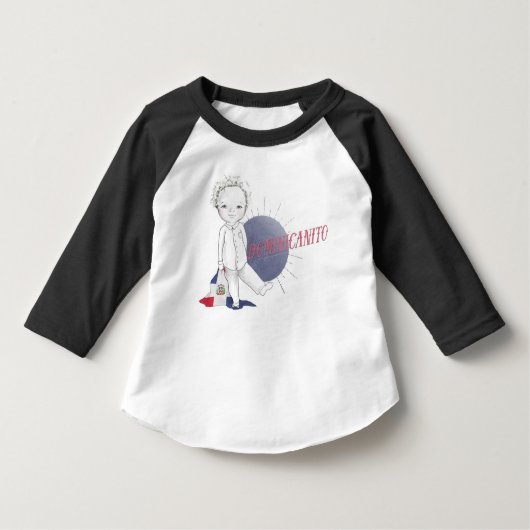 Dominicanito Raglan-Shirt T-Shirt (Vorderseite)