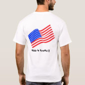 DominicanR_flag, Spain_flag, Dominikaner und T-Shirt (Rückseite)