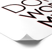 Dominicas WCMF-Poster Poster (Ecke)