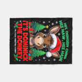 Dominick Cheer Mi Burrito Sabanero Mexican Christm Fleecedecke (Vorderseite (Horizontal))