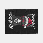 Dominick Der Donkey 1 Fleecedecke (Vorderseite (Horizontal))
